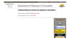 Desktop Screenshot of dachshundrescueofhouston.org